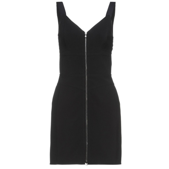 Moschino Couture Front Zip Black Dress - Picture 2 of 13